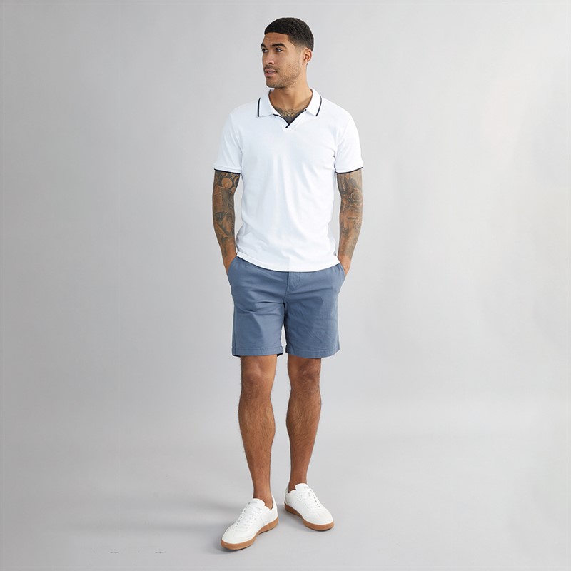 THREADBARE Mens Marria Polo White