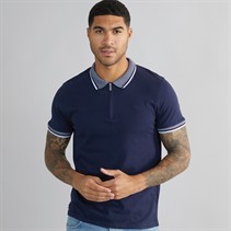 THREADBARE Mens Polo Navy