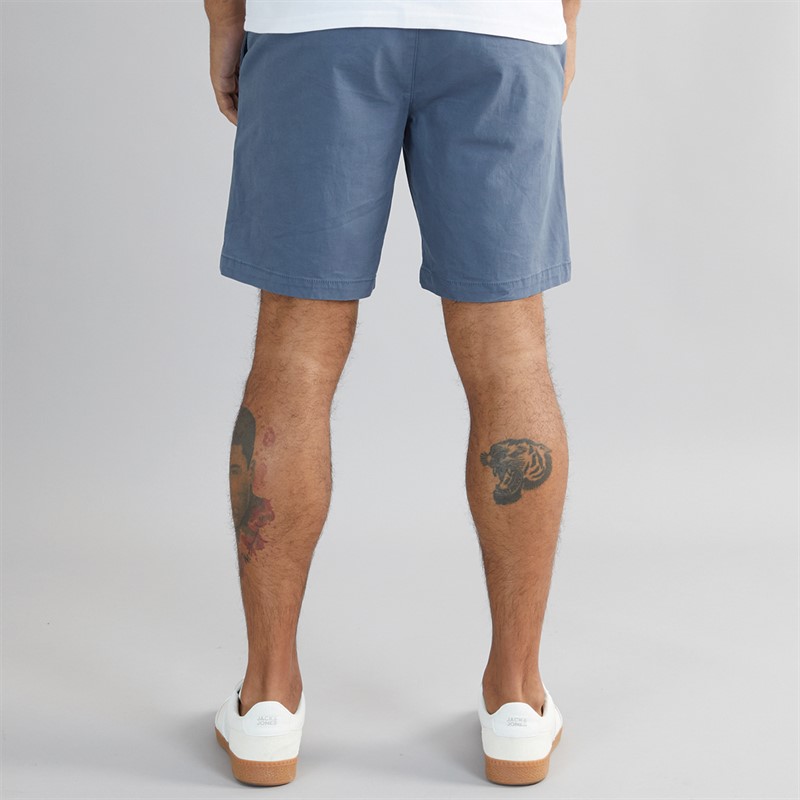 THREADBARE Mens Wests Chino Shorts Misty Blue