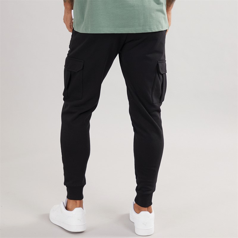 THREADBARE Mens Stefan Joggers Black