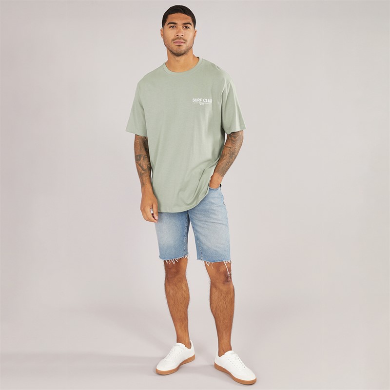 THREADBARE Mens Wats T-Shirt Sage