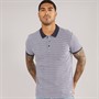 THREADBARE Mens Jazz Polo Navy