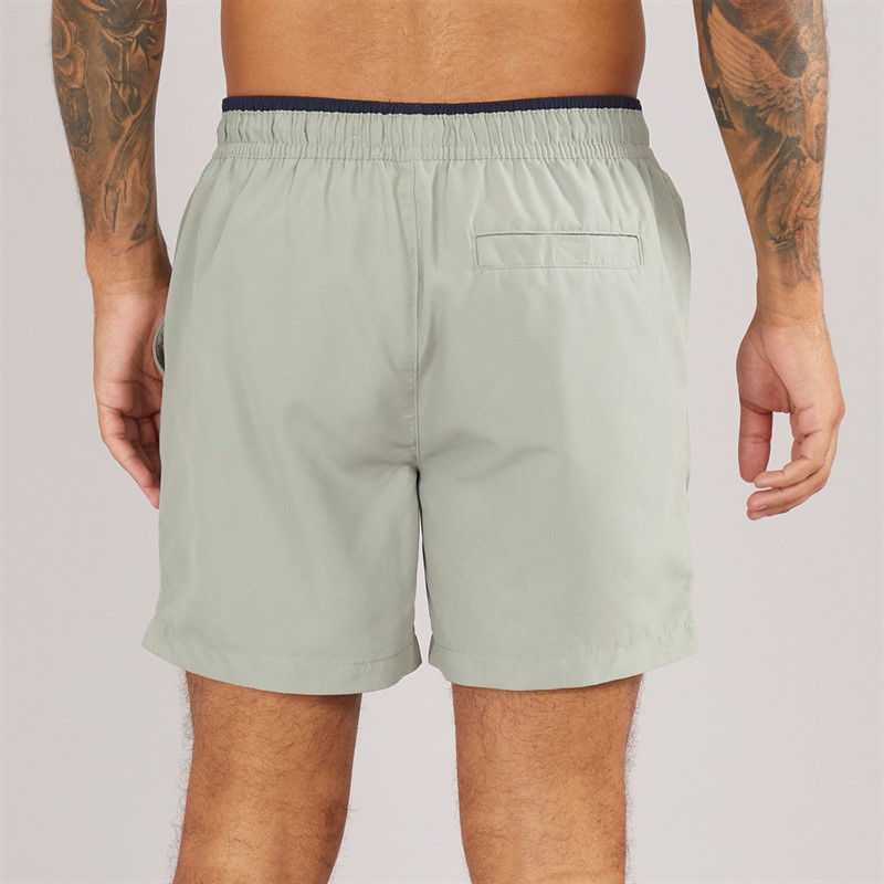 THREADBARE Mens Dawlish Swim Shorts Sage