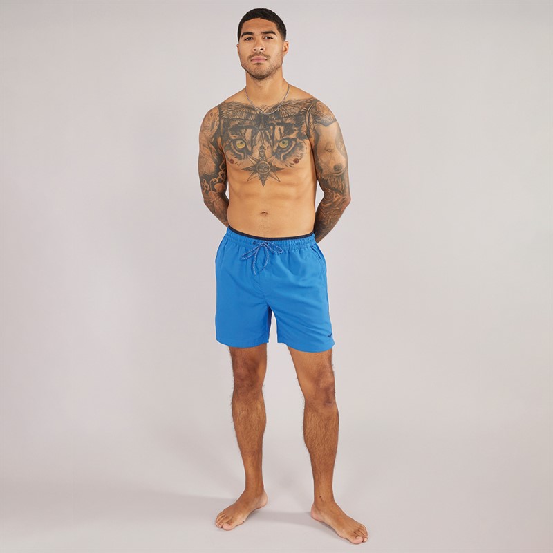 THREADBARE Mens Dawlish Swim Shorts Cobalt Blue