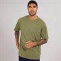 THREADBARE Mens Rose T-Shirt Khaki