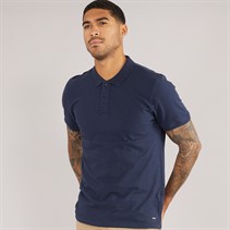 THREADBARE Mens Cram Polo Navy