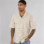 THREADBARE Mens Hall Shirt Ecru