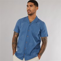 THREADBARE Mens Sag Shirt Denim