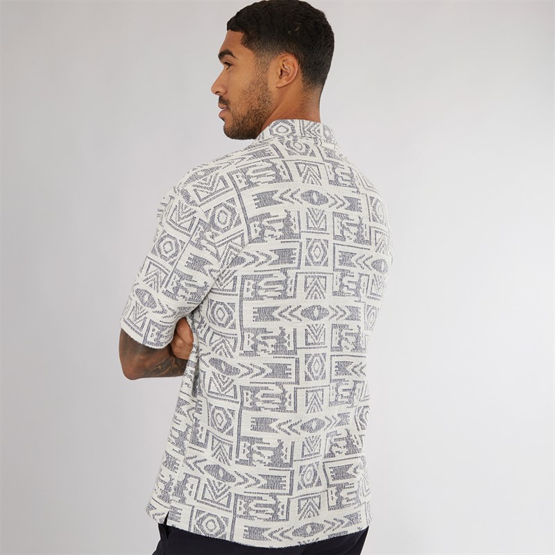 THREADBARE Mens Hall Shirt Navy