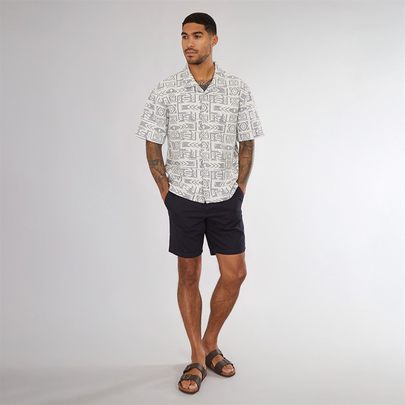 THREADBARE Mens Hall Shirt Navy