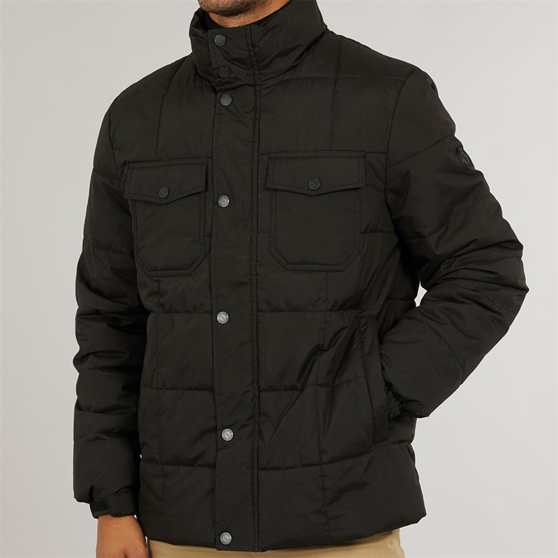 THREADBARE Mens Stark Jacket Black
