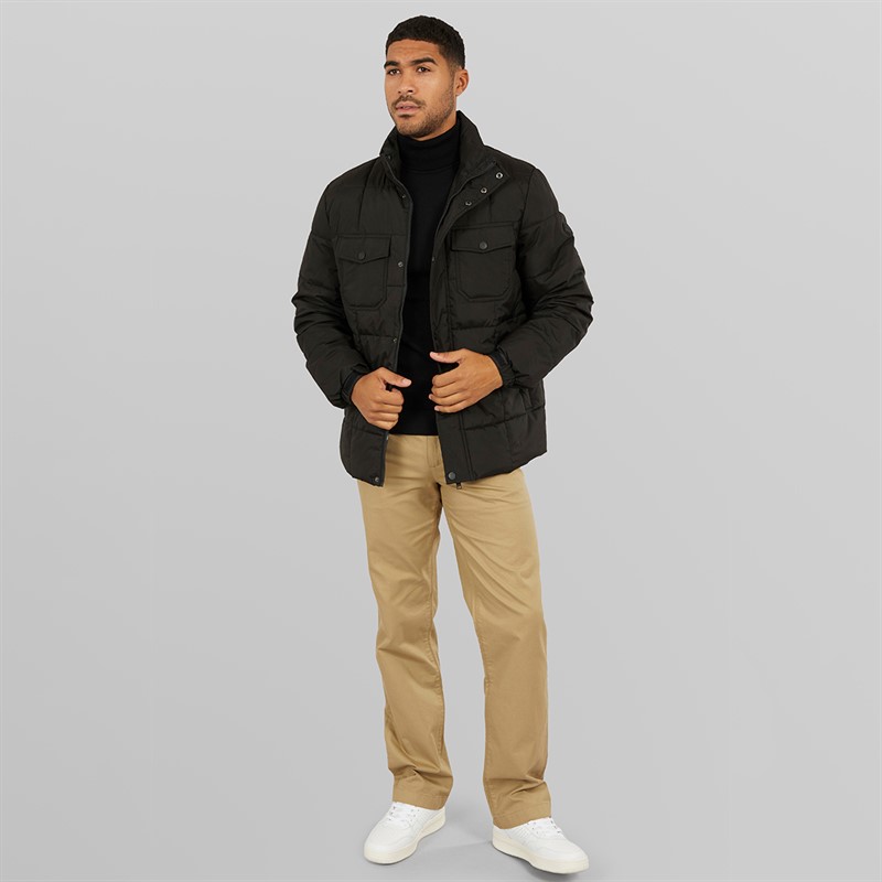 THREADBARE Mens Stark Jacket Black