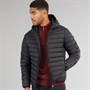 THREADBARE Mens Stat Padded Jacket Black