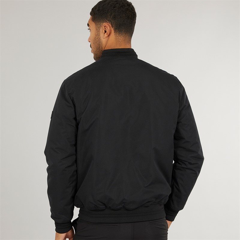 THREADBARE Mens Star Jacket Black