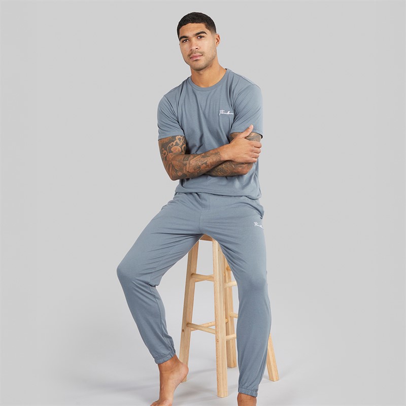 THREADBARE Mens ELT Pyjama Set Stormy Weather