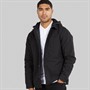 THREADBARE Mens Soda Shacket Black