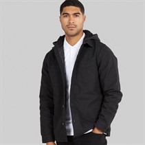 THREADBARE Mens Soda Shacket Black