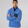 THREADBARE Mens Latrig 1/4 Zip Fleece Colbalt/Navy