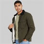 THREADBARE Mens Cottage Shacket Forest