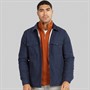 THREADBARE Mens Cottage Shacket Navy
