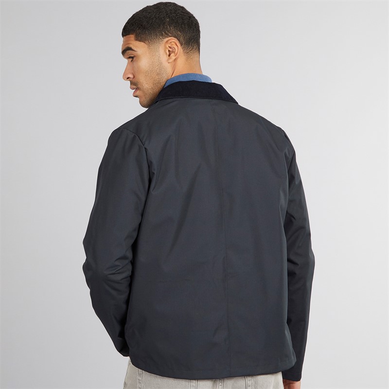 THREADBARE Mens Cover Jacket Navy