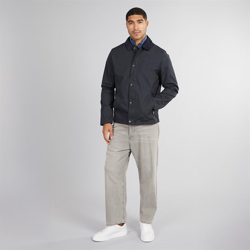 THREADBARE Mens Cover Jacket Navy