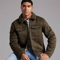 THREADBARE Mens Olpherts Jacket Khaki/Khaki