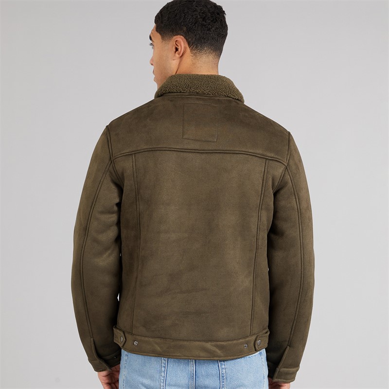 THREADBARE Mens Olpherts Jacket Khaki/Khaki