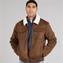 THREADBARE Mens Olpherts Jacket Taupe/Cream