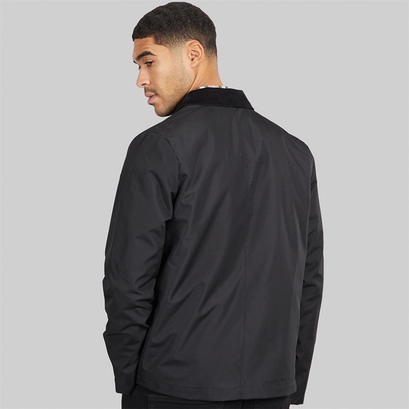 THREADBARE Mens Cover Jacket Black