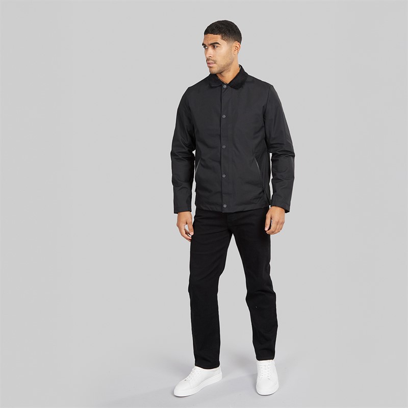 THREADBARE Mens Cover Jacket Black