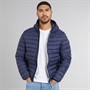 THREADBARE Mens Stat Padded Jacket Navy
