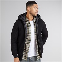 THREADBARE Mens Haydock Knitted Shacket Black