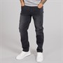 THREADBARE Mens Canterbury Straight Fit Jeans Grey Wash