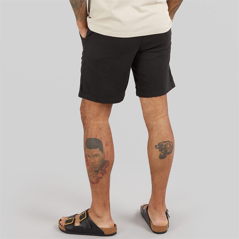 THREADBARE Mens Eastsea Shorts Black