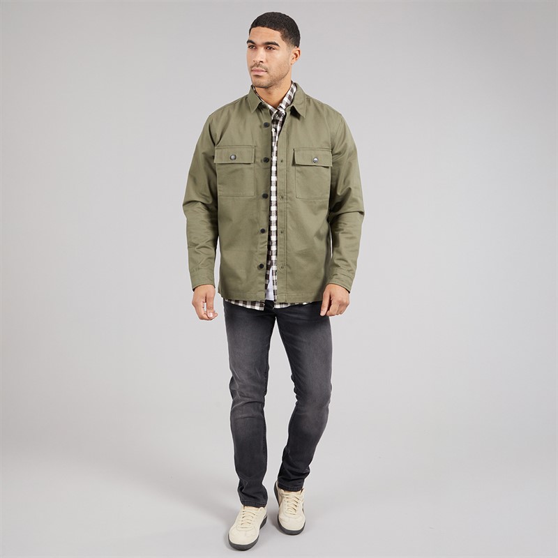 THREADBARE Mens Islington Slim Fit Jeans Grey Wash