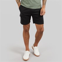 THREADBARE Mens Temples Cargo Shorts Black