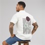 THREADBARE Mens Rawlin Short Sleeve Shirt Ecru