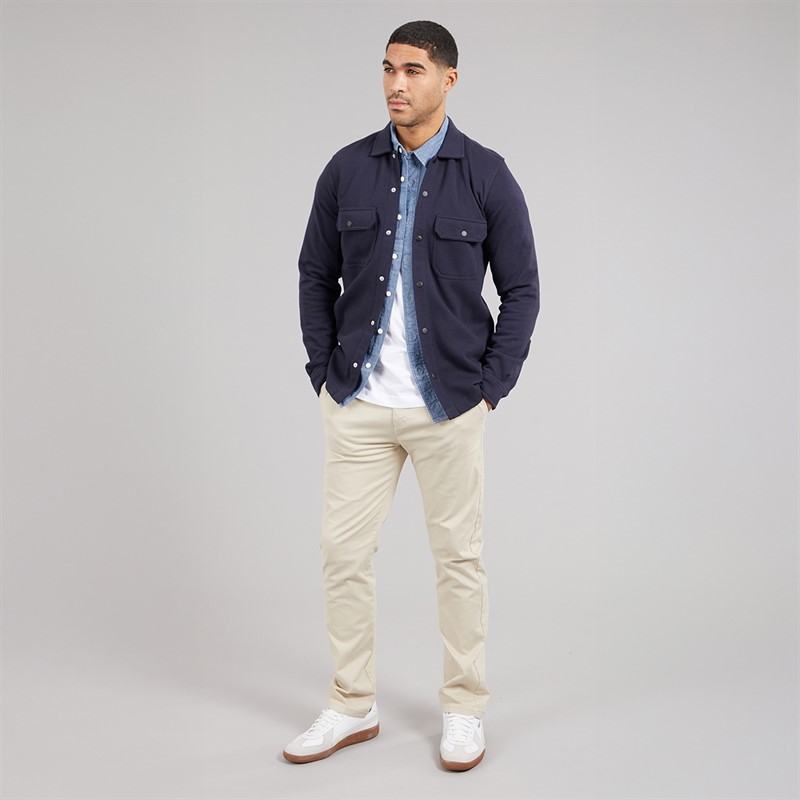 THREADBARE Mens Artois Trousers Light Stone