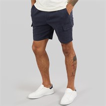 THREADBARE Mens Temples Cargo Shorts Navy