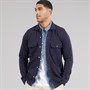 THREADBARE Mens Relay Long Sleeve Shacket Navy