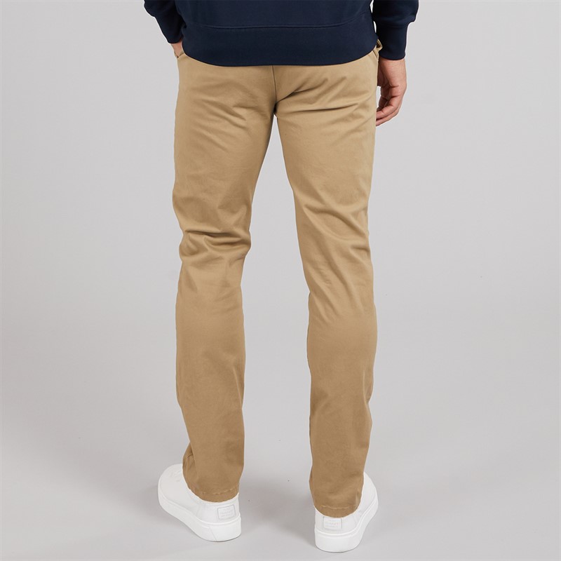 THREADBARE Mens Artois Trousers Dark Stone