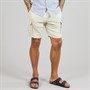 THREADBARE Mens Bristol Cargo Shorts Light Stone