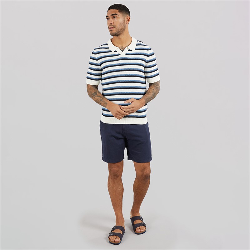 THREADBARE Mens Eastsea Shorts Navy