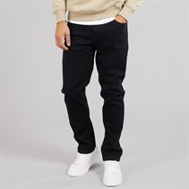 THREADBARE Mens Canterbury Straight Fit Jeans Black