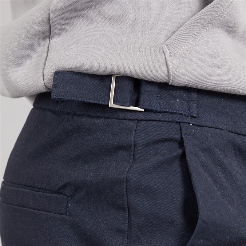 THREADBARE Mens Artois Trousers Navy