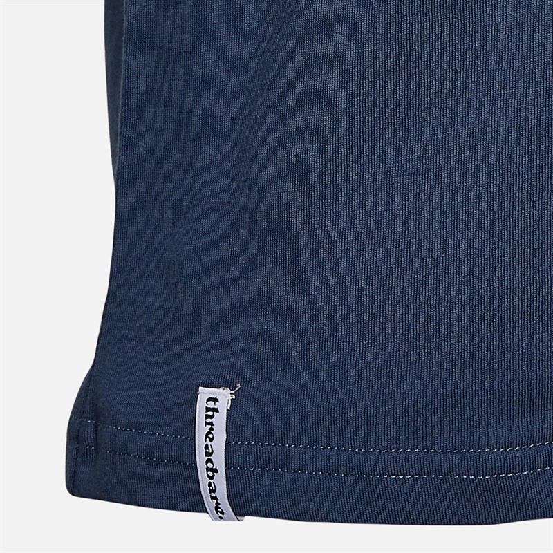 THREADBARE Mens Devonshire Three Pack Polo Shirts Sage/Navy/Denim