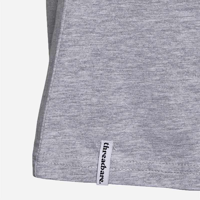 THREADBARE Mens Rylan Five Pack T-Shirts Navy/Denim/Grey Marl/White/Black