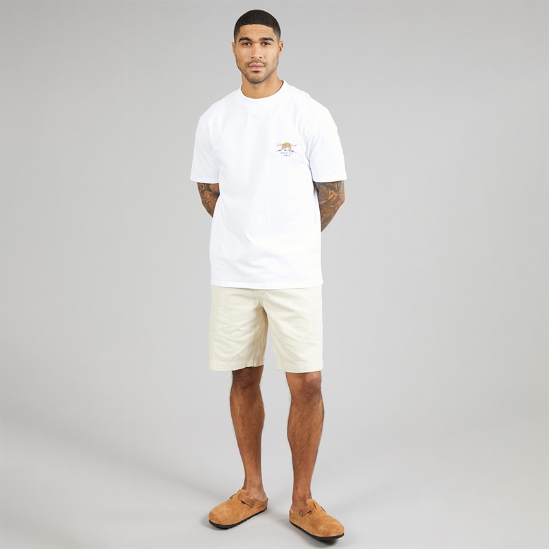 THREADBARE Mens Rock T-Shirt White