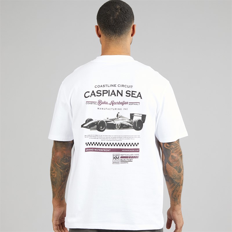 THREADBARE Mens Addi T-Shirt White